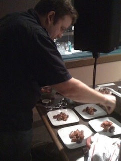Chef Matt Kantor preparing food